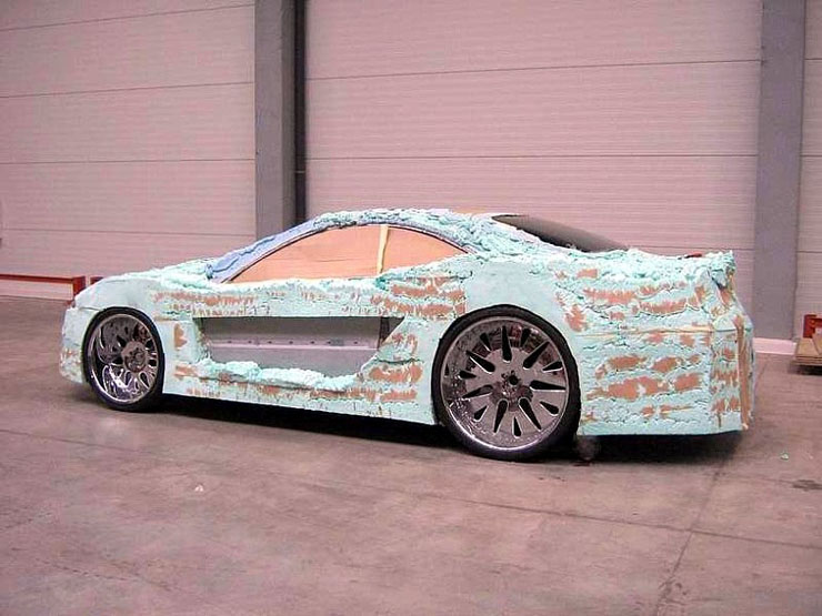 Scrapping a Mercedes CLK