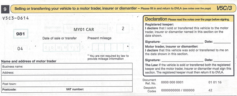 section 9 of the v5 logbook